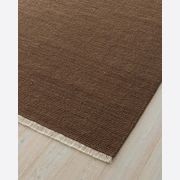 Weave Fabien 100% Wool Floor Rug  - Bark gallery detail image