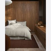 Weave Fabien 100% Wool Floor Rug  - Bark gallery detail image