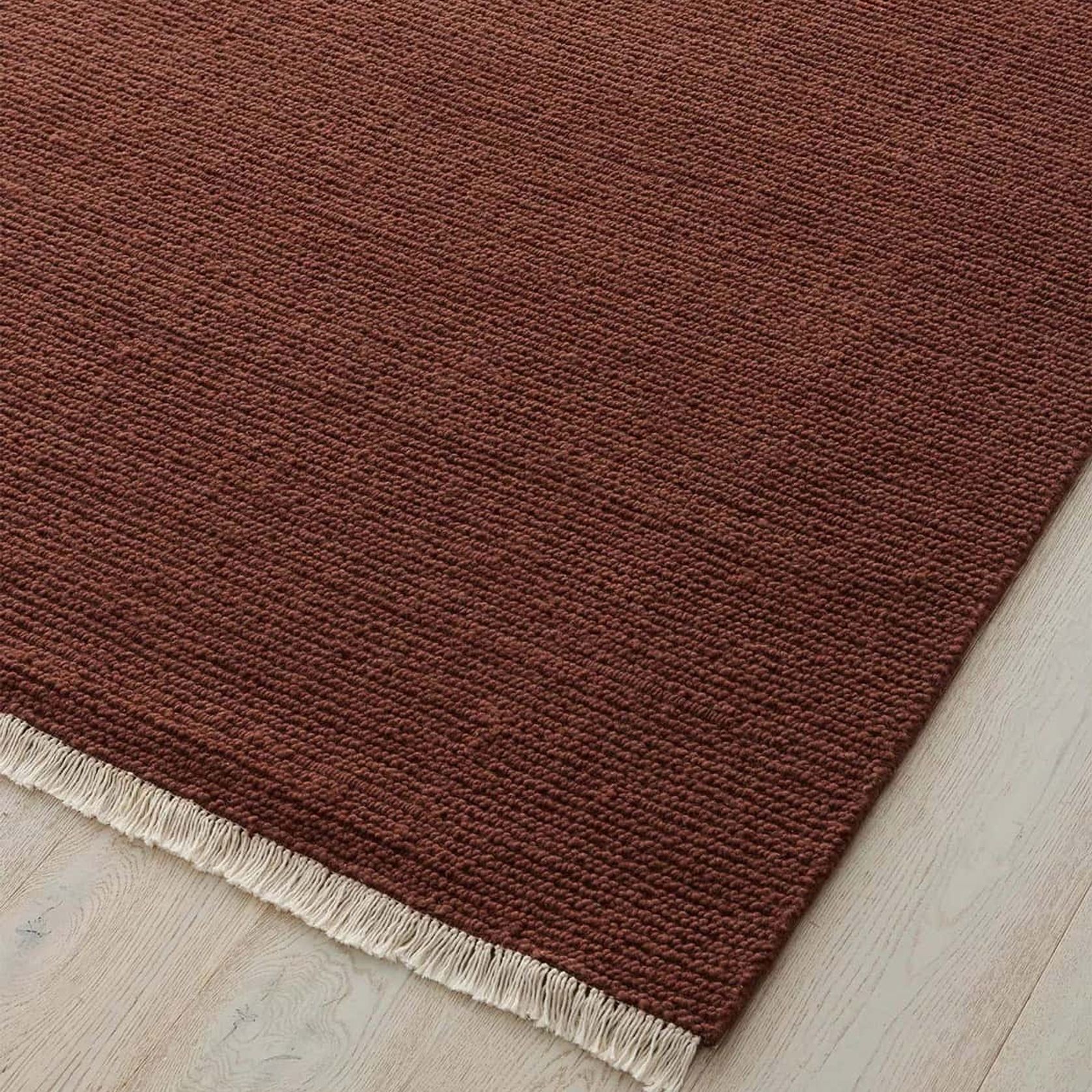 Weave Fabien 100% Wool Floor Rug - Ember gallery detail image