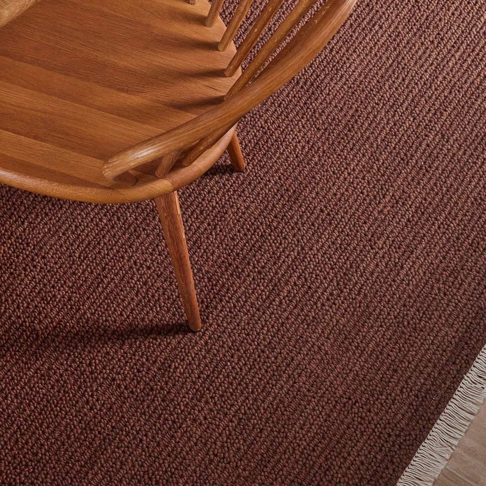 Weave Fabien 100% Wool Floor Rug - Ember gallery detail image