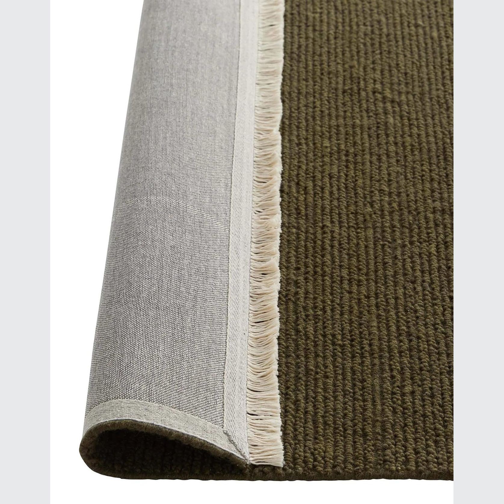 Weave Fabien 100% Wool Floor Rug - Moss gallery detail image