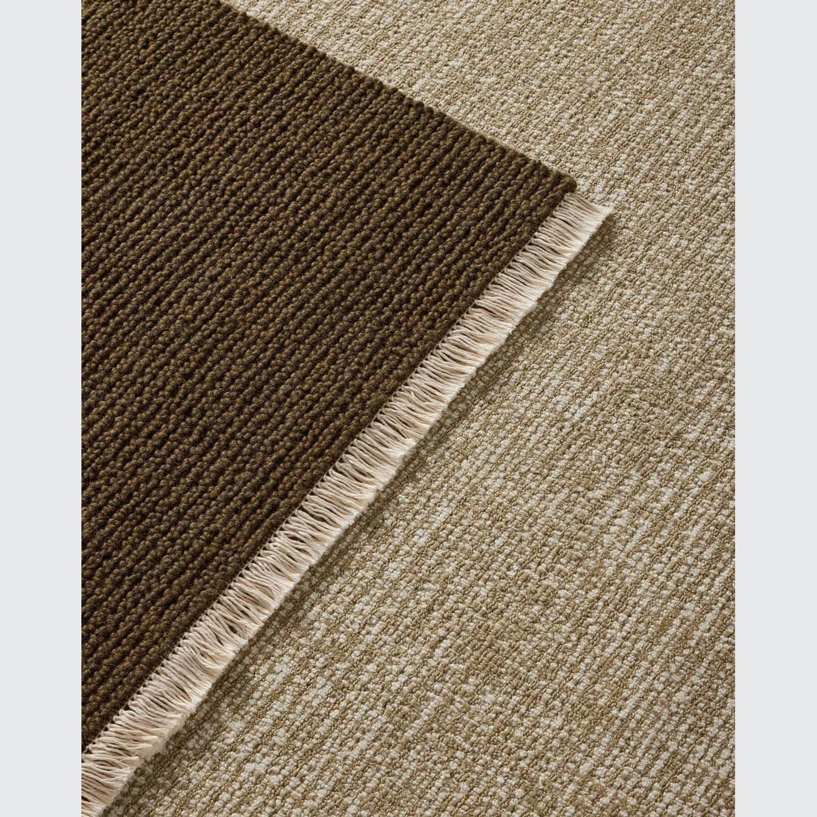 Weave Fabien 100% Wool Floor Rug - Moss gallery detail image