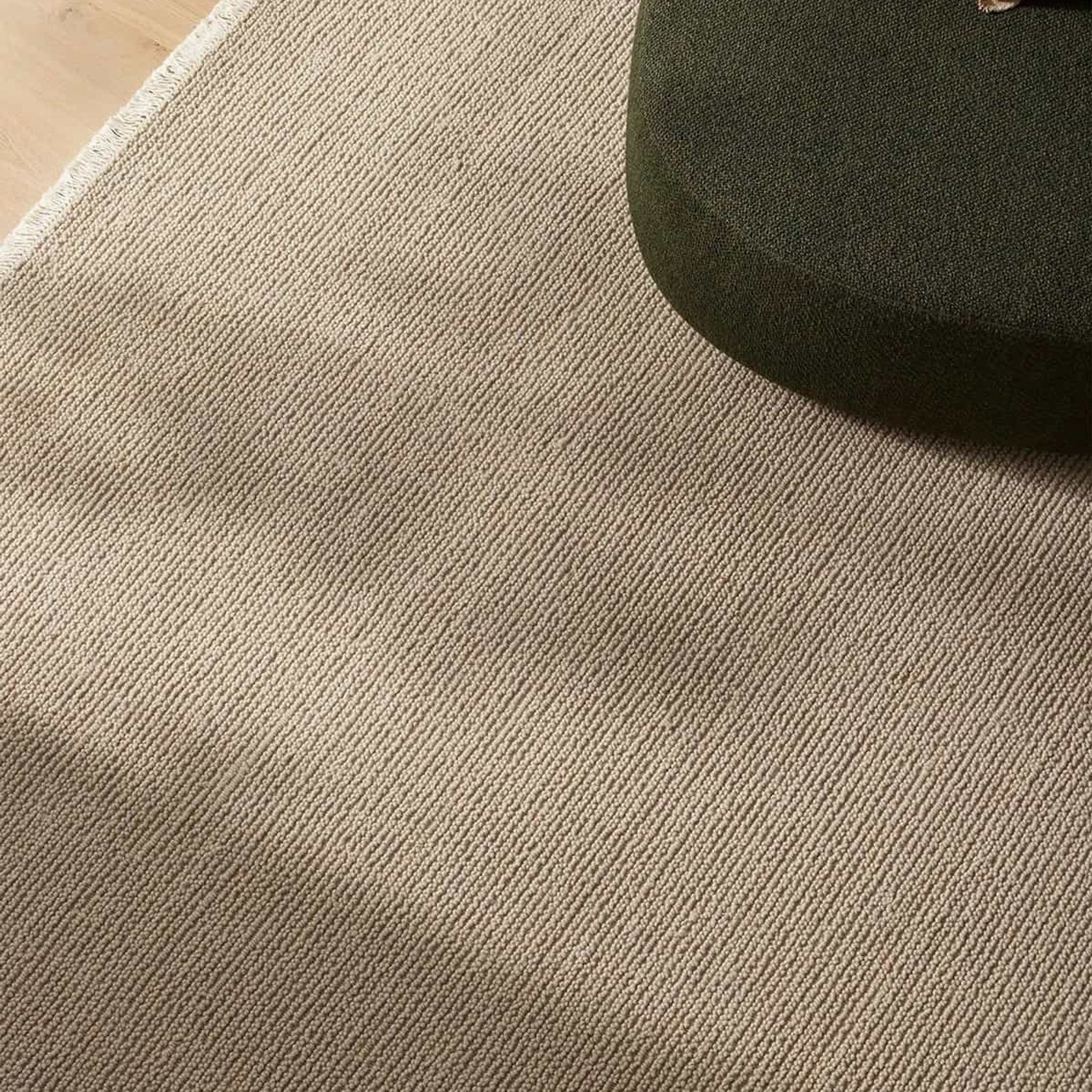 Weave Fabien 100% Wool Floor Rug - Stone gallery detail image