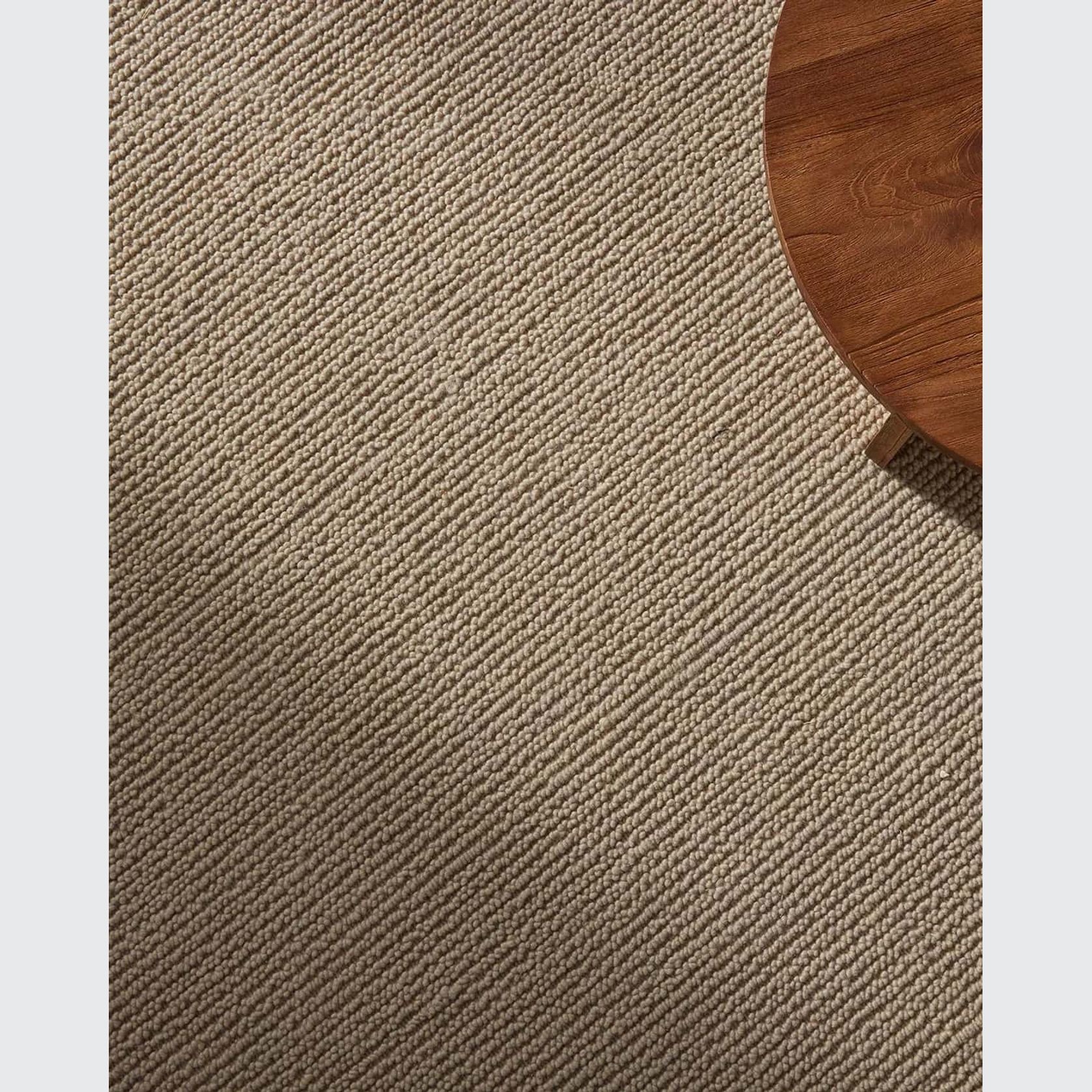Weave Fabien 100% Wool Floor Rug - Stone gallery detail image