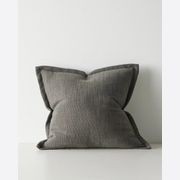 Weave Home Figlio Cushion  - Graphite  | 50 x 50cm gallery detail image