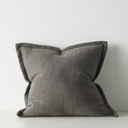 Weave Home Figlio Cushion - Graphite | 50 x 50cm gallery detail image