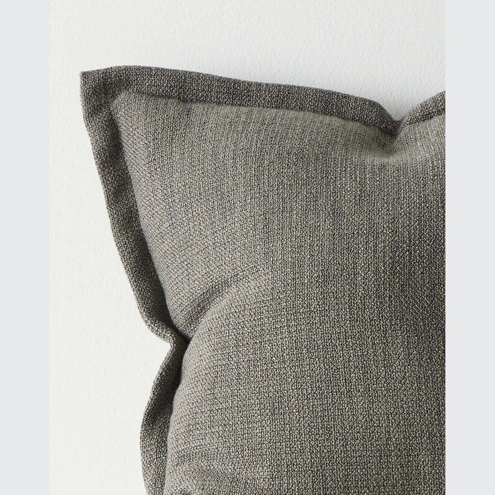 Weave Home Figlio Cushion - Graphite | 50 x 50cm gallery detail image