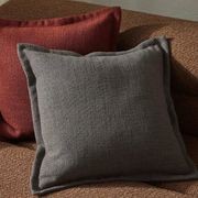 Weave Home Figlio Cushion - Graphite | 50 x 50cm gallery detail image