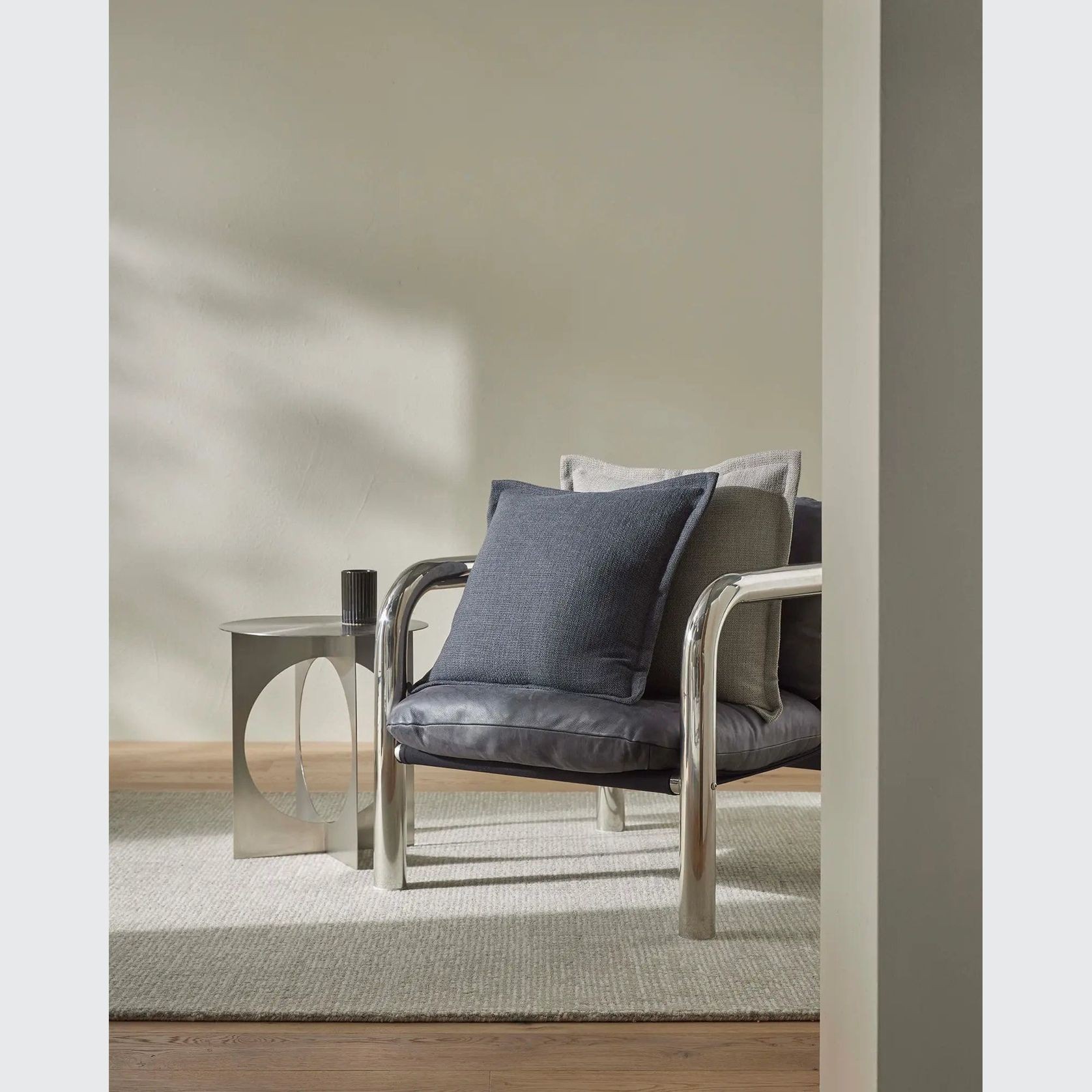 Weave Home Figlio Cushion- Midnight | 50 x 50cm gallery detail image