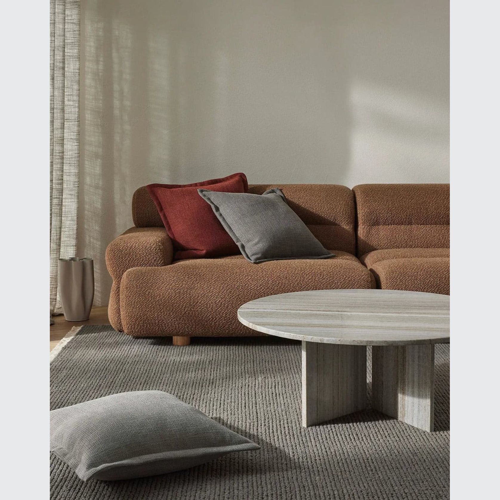 Weave Home Figlio Cushion - Paprika | 50 x 50cm gallery detail image