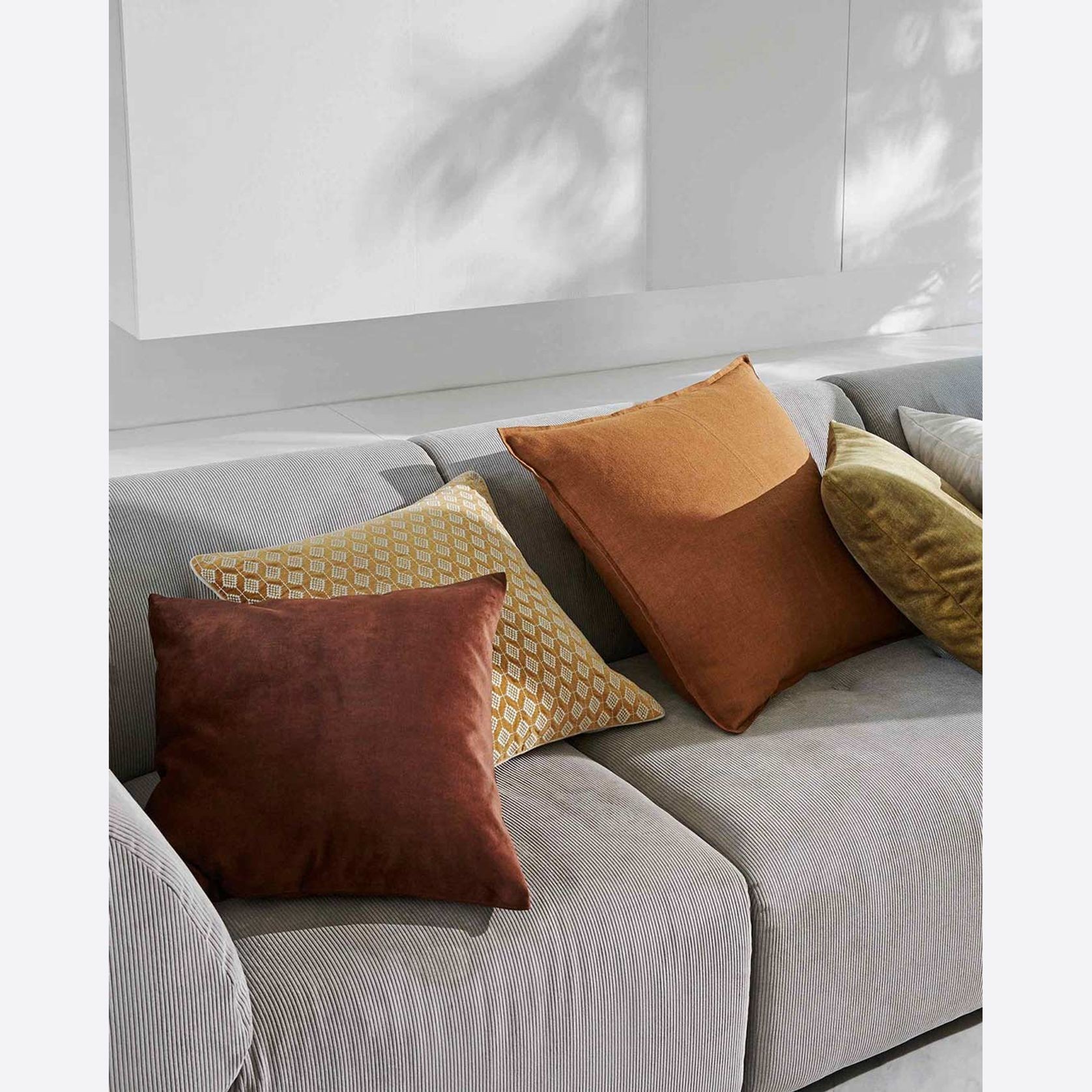 Weave Home European Linen Como Cushion - Spice | Three Sizes gallery detail image