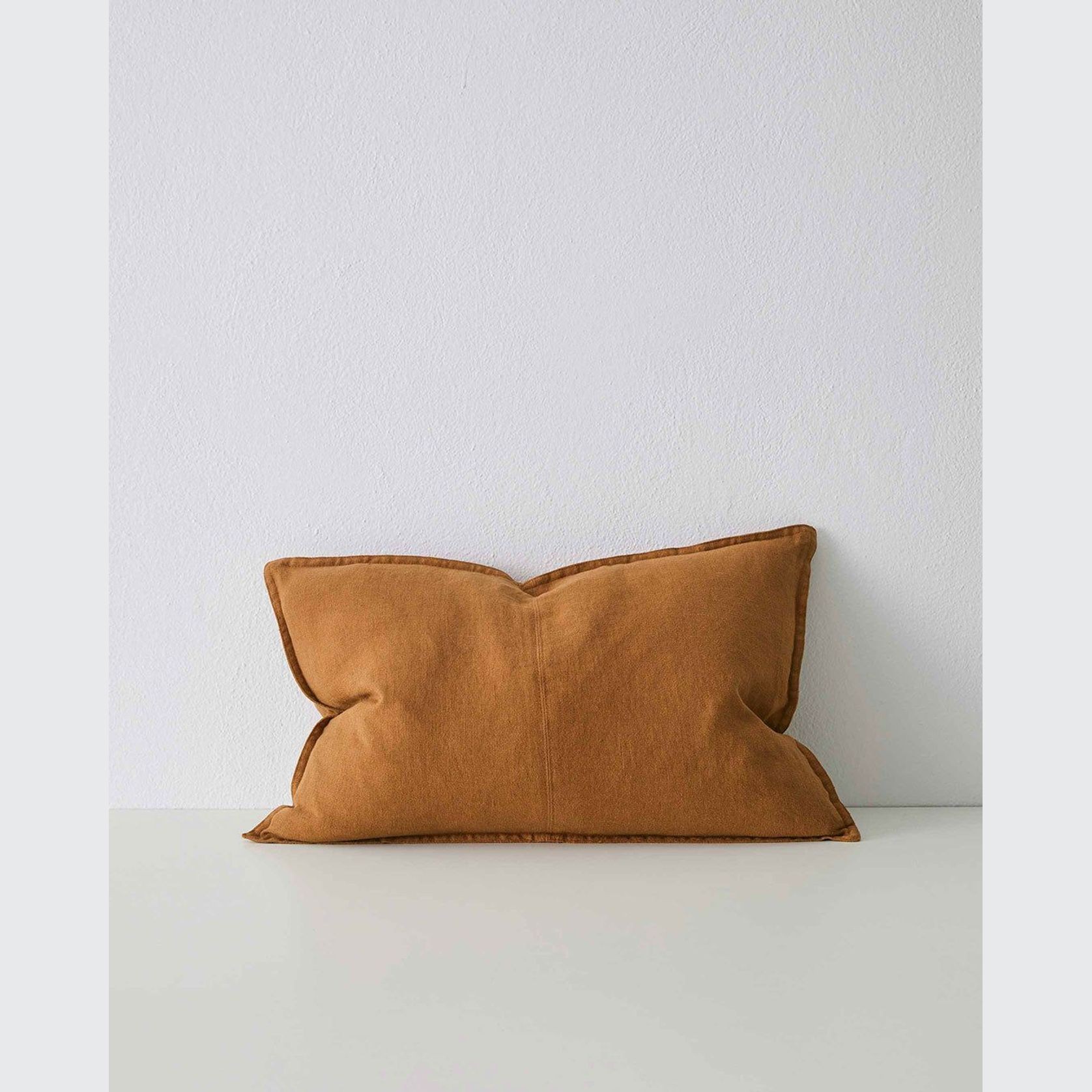 Weave Home European Linen Como Cushion - Spice | Square and Lumbar | Three Sizes gallery detail image