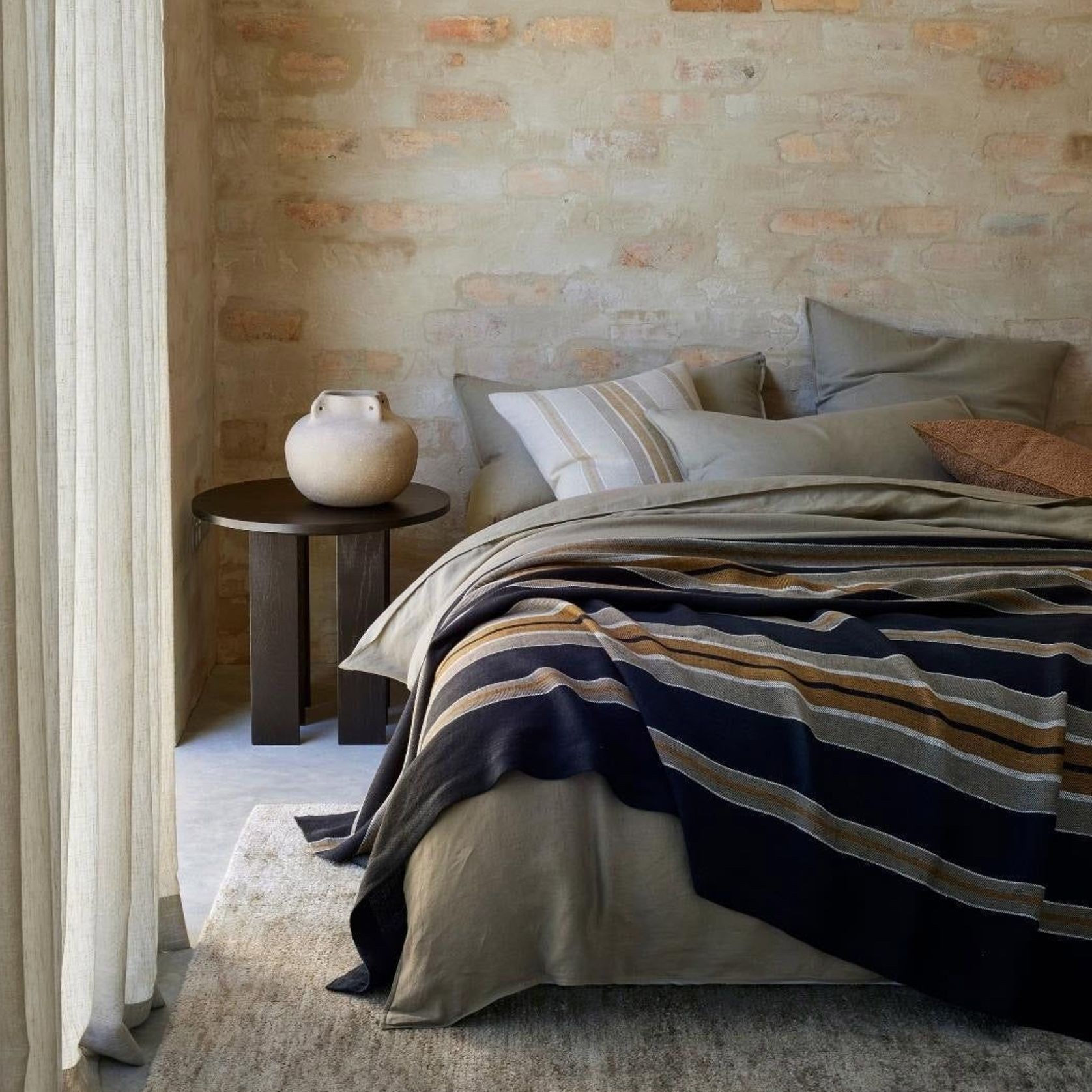 Ravello Linen Quilt Cover - Caper | Weave Home gallery detail image
