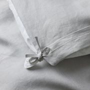 Ravello Linen Quilt Cover - Silver | Weave Home gallery detail image
