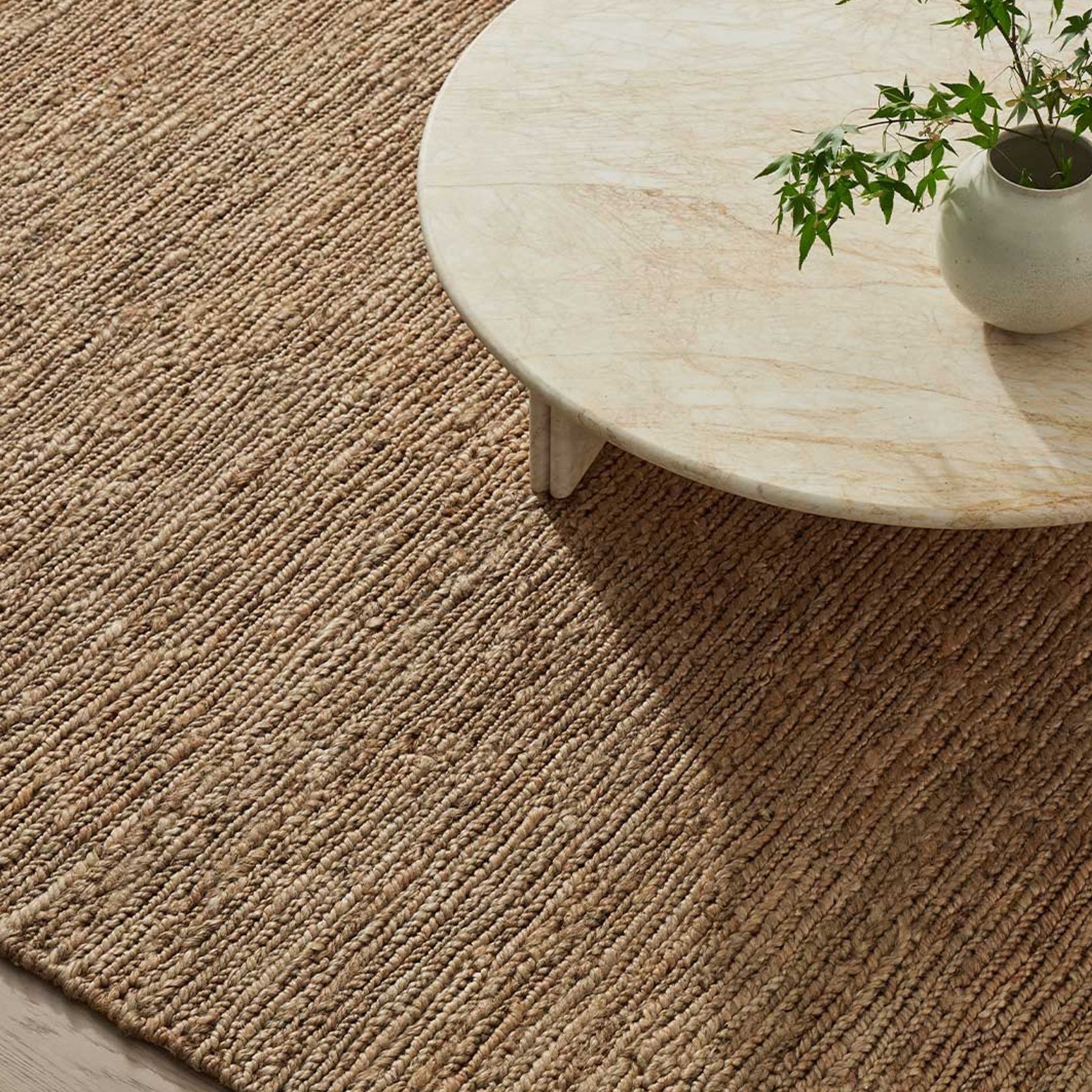 Weave Home Suffolk Rug - Natural | 100% Jute Floor Rug | 2m x 3m gallery detail image