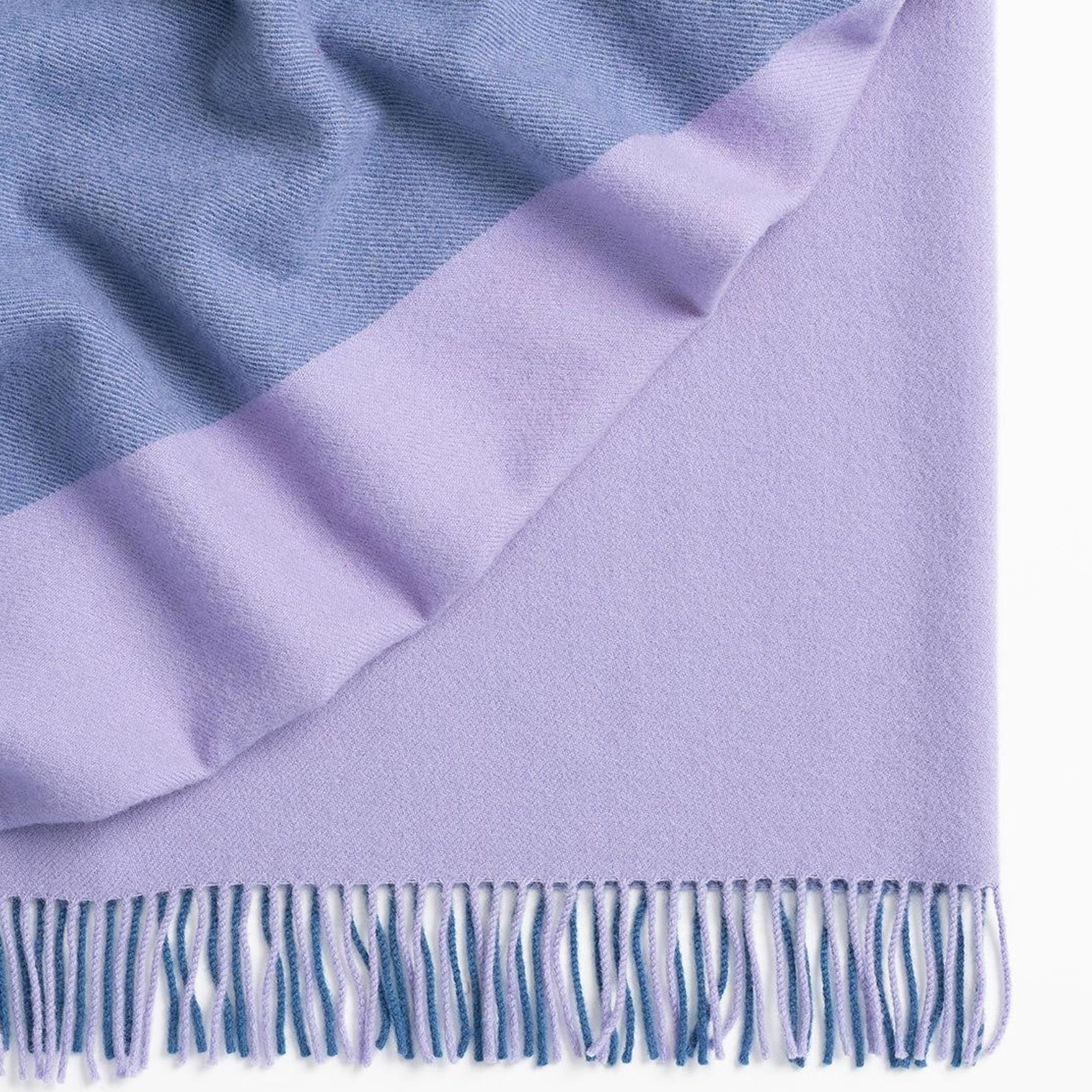 Weave Home Fiord Throw - Lilac | 100% Wool gallery detail image