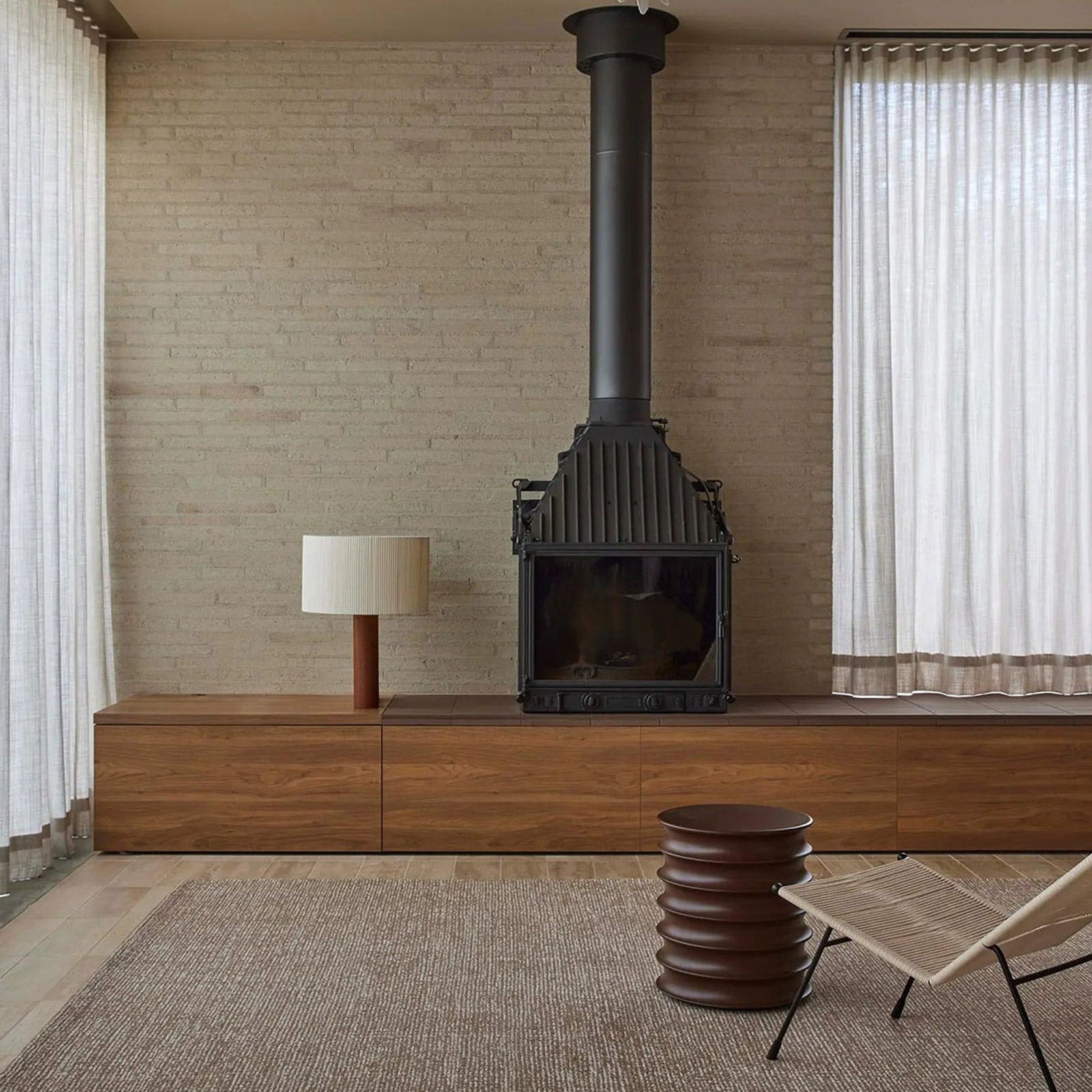 Weave Kaia 100% NZ Wool Floor Rug - Mocha gallery detail image