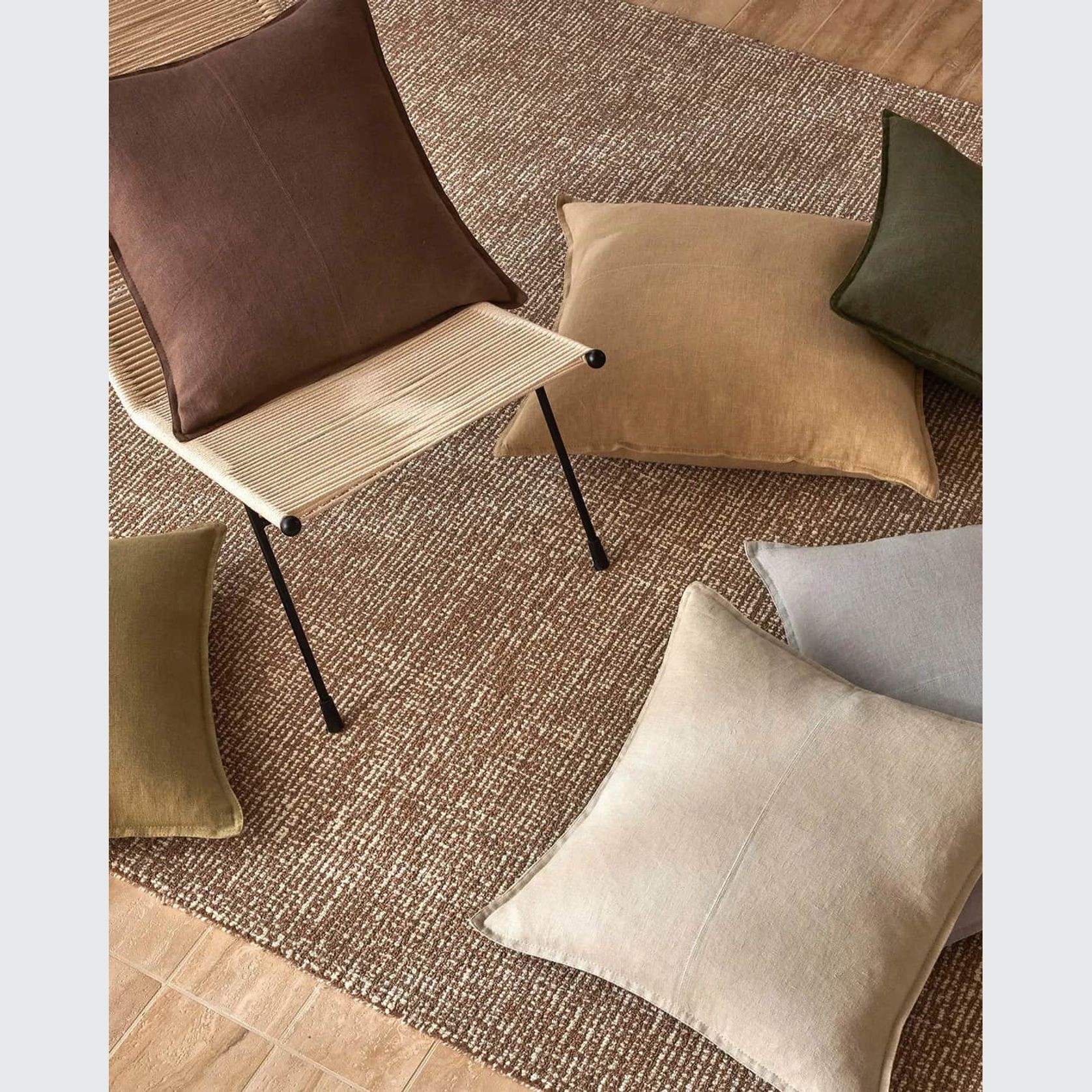 Weave Kaia 100% NZ Wool Floor Rug - Mocha gallery detail image