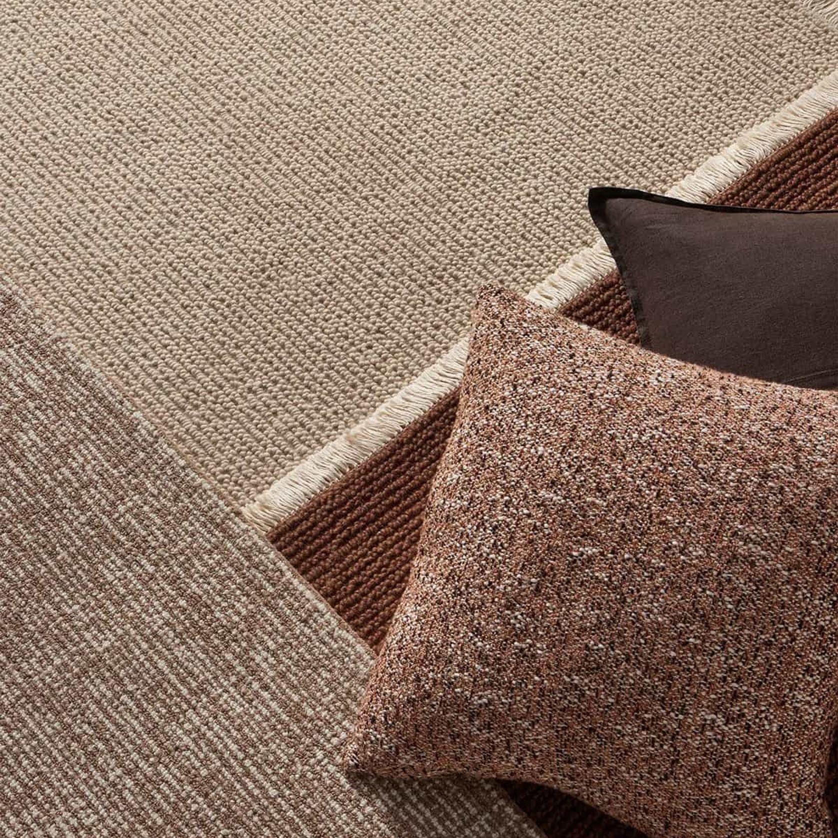 Weave Kaia 100% NZ Wool Floor Rug - Mocha gallery detail image