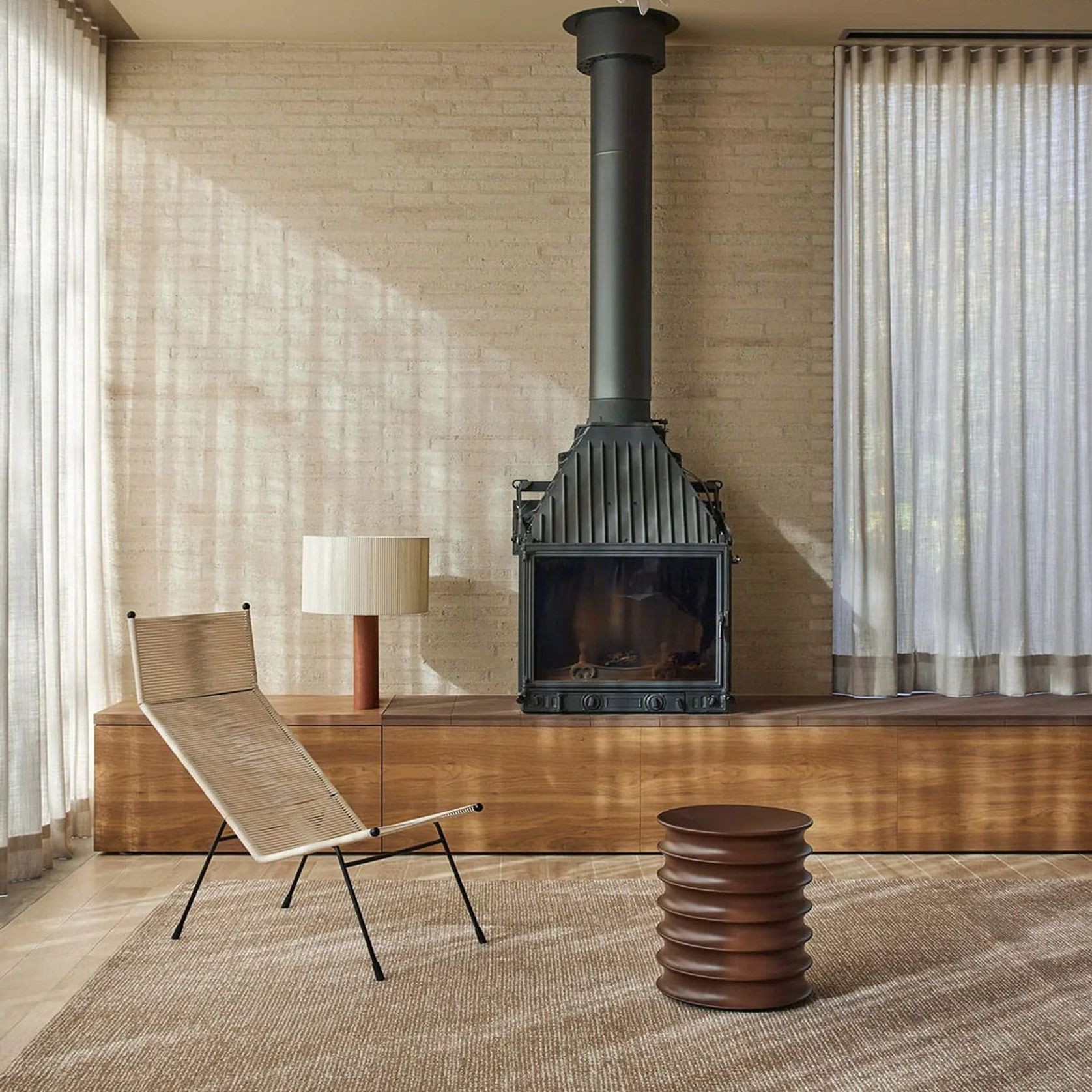 Weave Kaia 100% NZ Wool Floor Rug - Mocha gallery detail image
