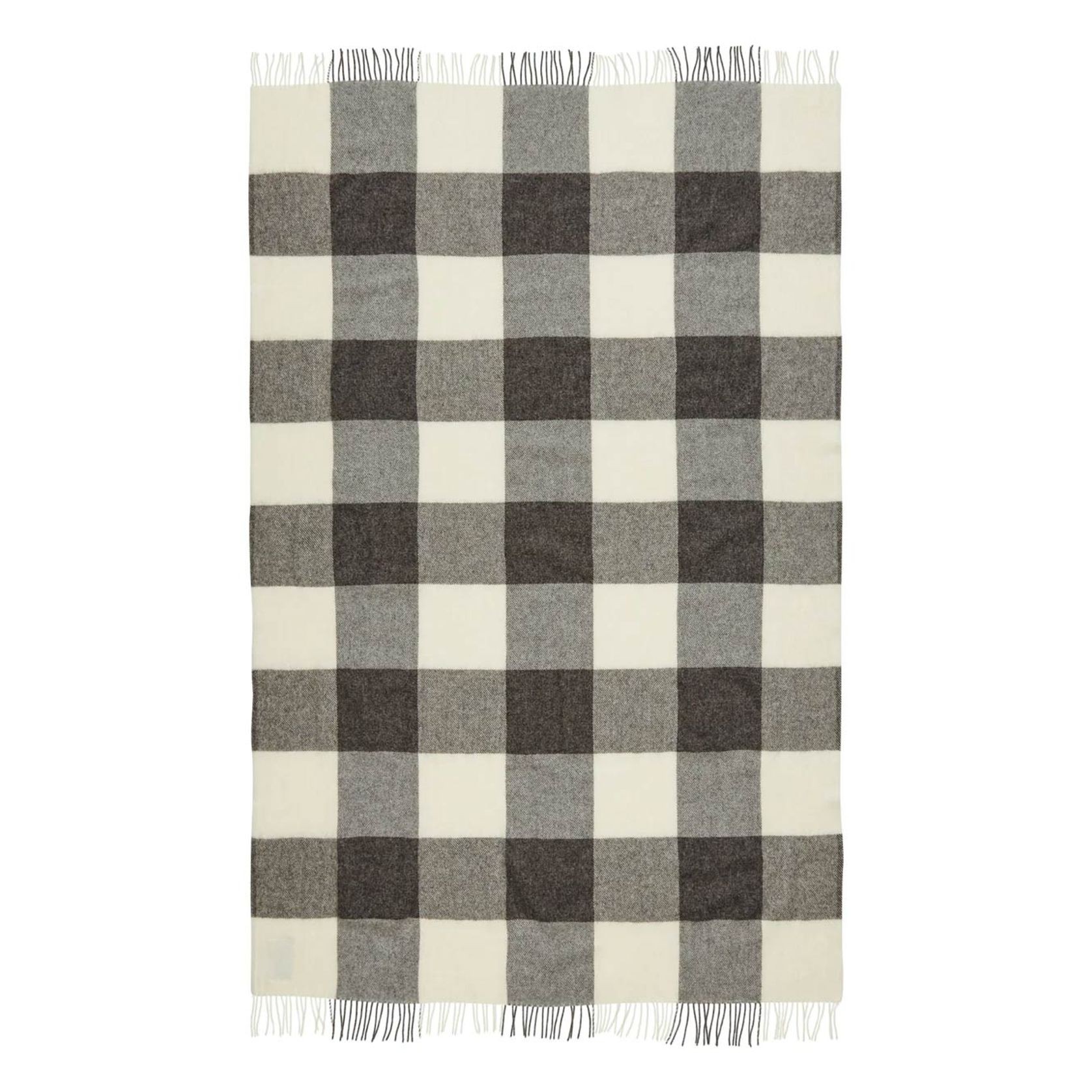 Weave Home Lake Hayes Throw Blanket - Peat | 100% Wool | Large Size gallery detail image