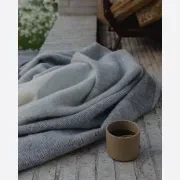 Weave Bayswater NZ Wool Throw Blanket - Charcoal gallery detail image