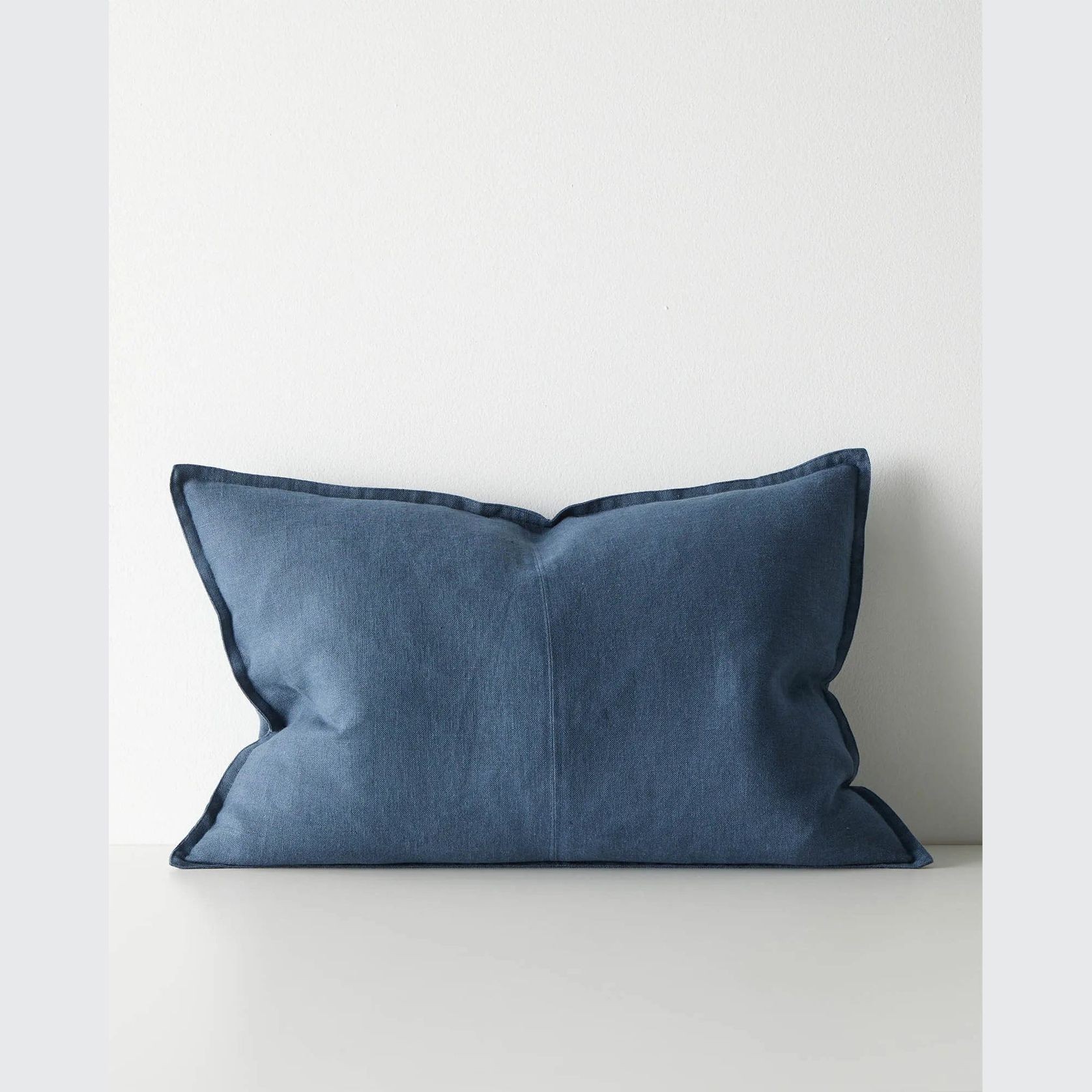 Weave European Linen Como Cushion - Atlantic | Three Sizes gallery detail image