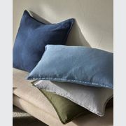 Weave European Linen Como Cushion - Atlantic | Three Sizes gallery detail image