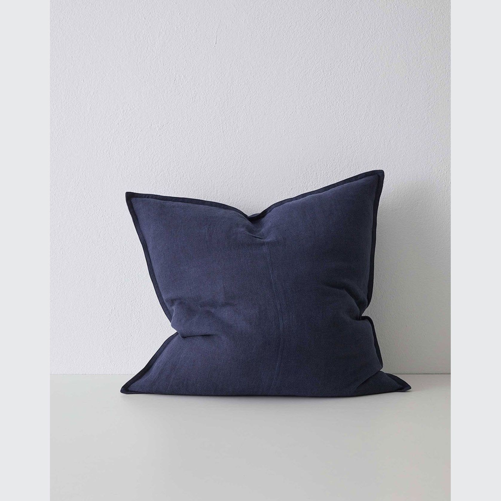Weave Home European Linen Como Cushion - Ocean | Square and Lumbar | Three Sizes gallery detail image