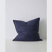 Weave Home European Linen Como Cushion - Ocean | Square and Lumbar | Three Sizes gallery detail image