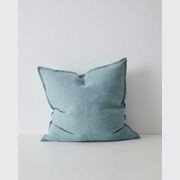 Weave Home European Linen Como Cushion - Mineral | Square and Lumbar | Three Sizes gallery detail image