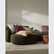 Weave European Linen Como Cushion - Sandstone | Three Sizes gallery detail image