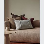 Weave European Linen Como Cushion - Garnet | Three Sizes gallery detail image