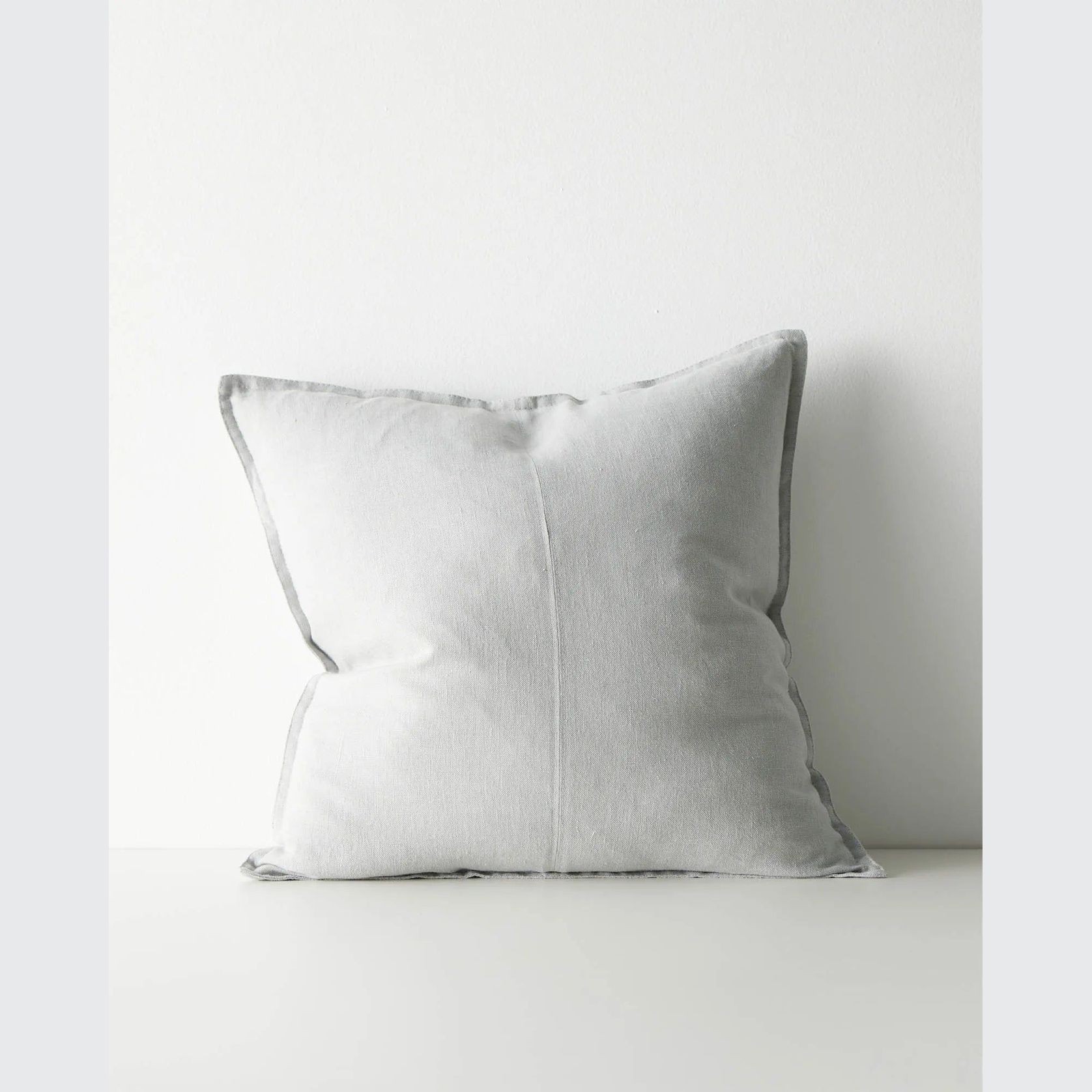 Weave European Linen Como Cushion - Haze | Three Sizes gallery detail image