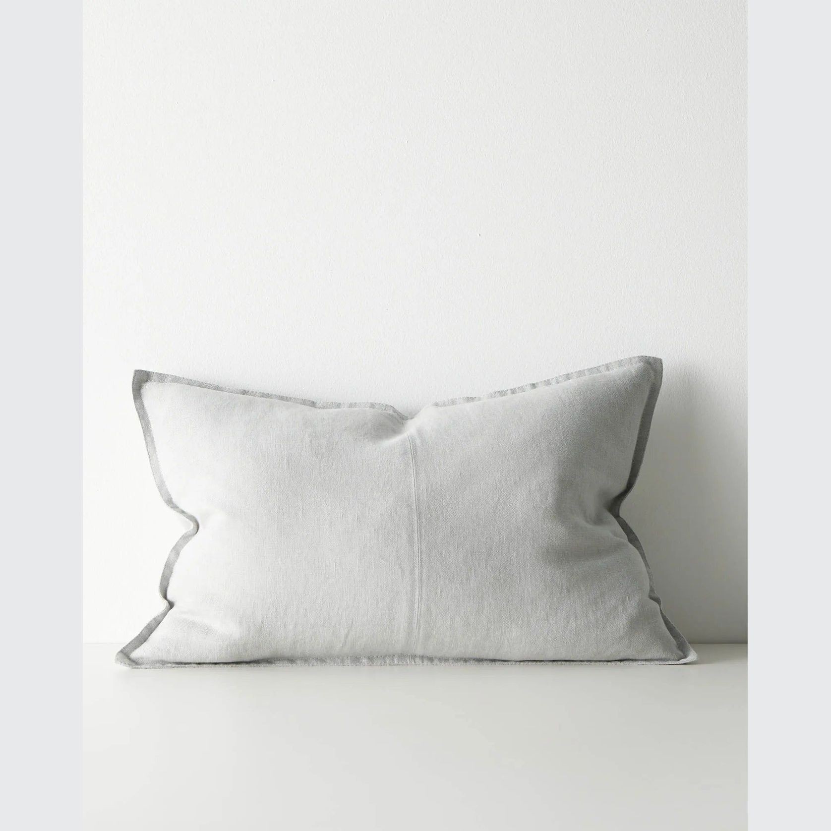Weave European Linen Como Cushion - Haze | Three Sizes gallery detail image
