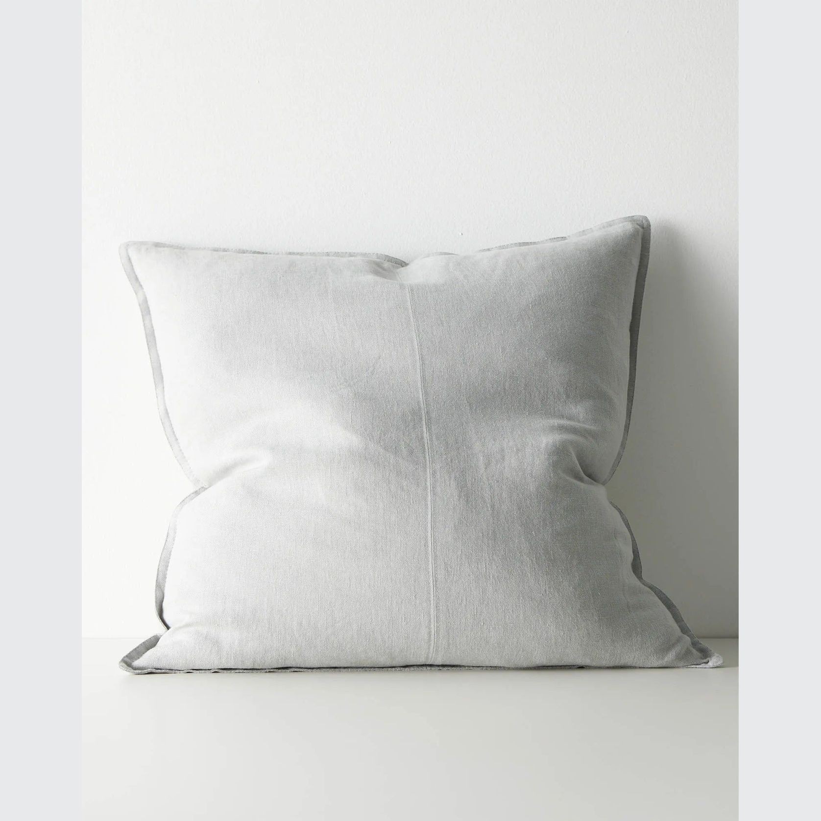 Weave European Linen Como Cushion - Haze | Three Sizes gallery detail image
