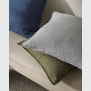 Weave European Linen Como Cushion - Haze | Three Sizes gallery detail image