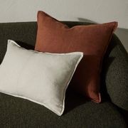 Weave European Linen Como Cushion - Henna | Three Sizes gallery detail image