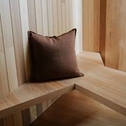 Weave European Linen Como Cushion - Henna | Three Sizes gallery detail image