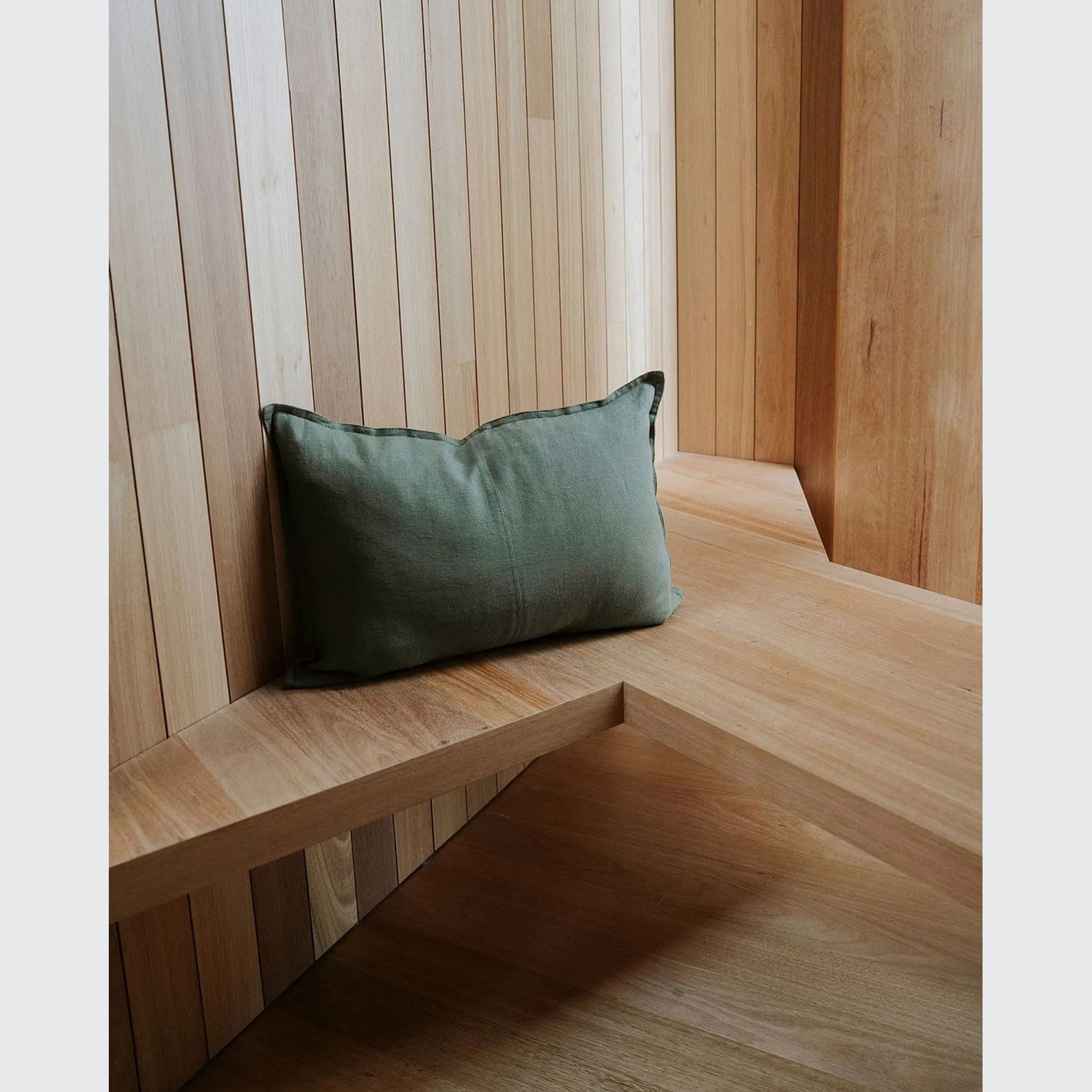 Weave European Linen Como Cushion - Jungle | Three Sizes gallery detail image