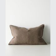 Weave European Linen Como Cushion - Mocha | Three Sizes gallery detail image