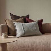 Weave European Linen Como Cushion - Mocha | Three Sizes gallery detail image