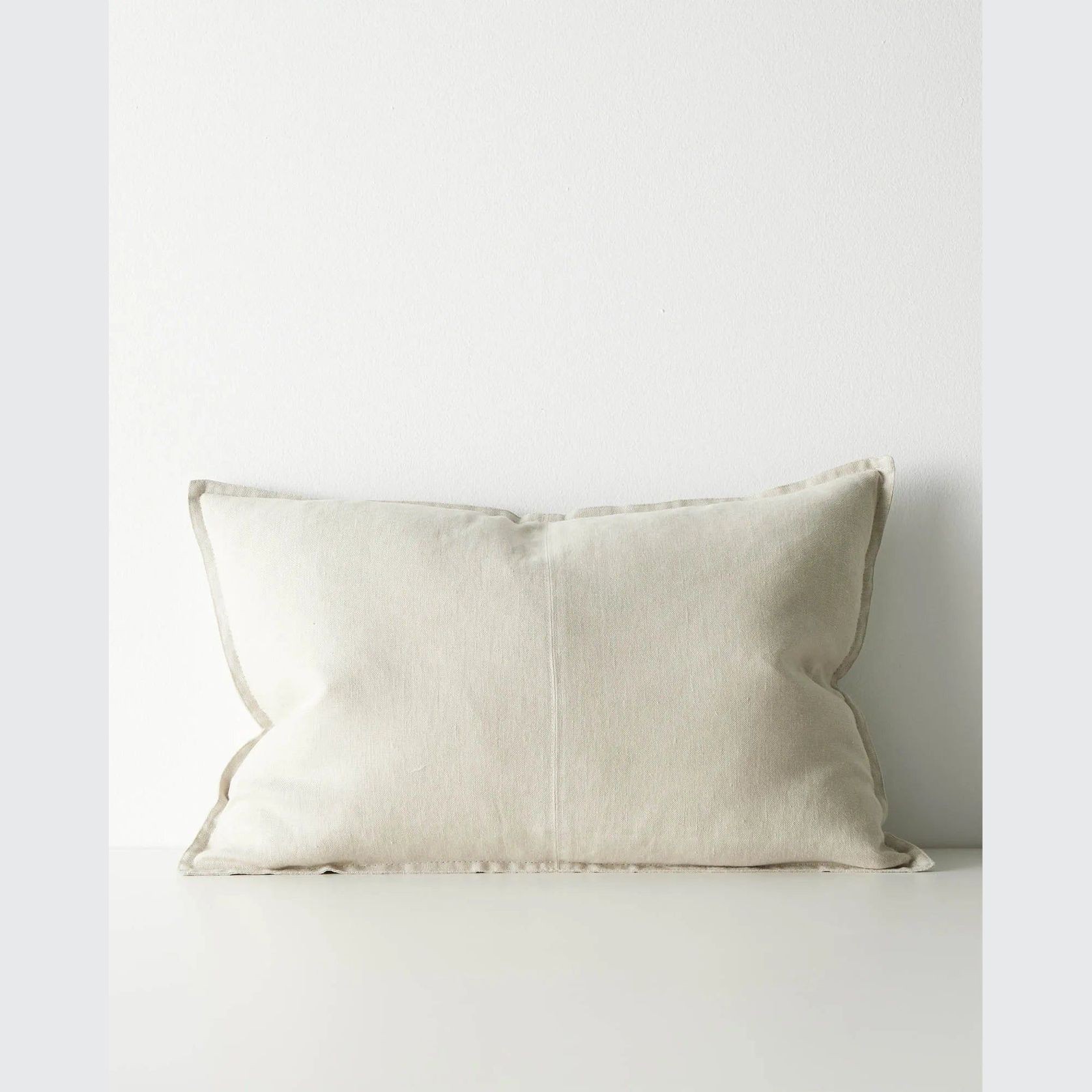 Weave European Linen Como Cushion - Oatmeal | Three Sizes gallery detail image