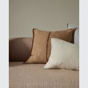 Weave European Linen Como Cushion - Oatmeal | Three Sizes gallery detail image