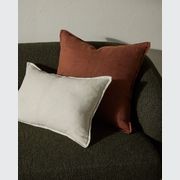 Weave European Linen Como Cushion - Oatmeal | Three Sizes gallery detail image