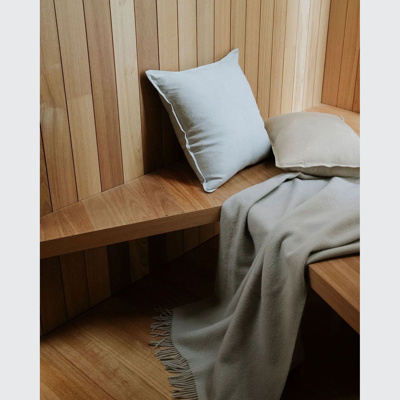 Weave European Linen Como Cushion - Oatmeal | Three Sizes gallery detail image