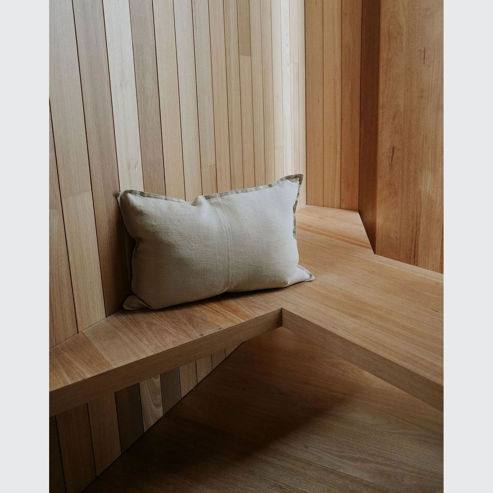 Weave European Linen Como Cushion - Oatmeal | Three Sizes gallery detail image