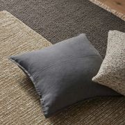 Weave European Linen Como Cushion - Steel | Three Sizes gallery detail image
