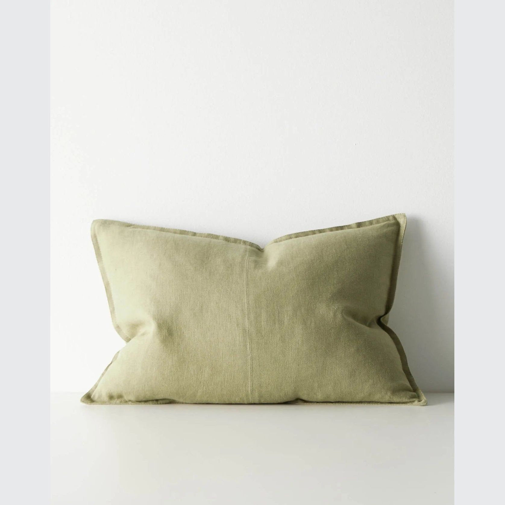 Weave European Linen Como Cushion - Willow | Three Sizes gallery detail image