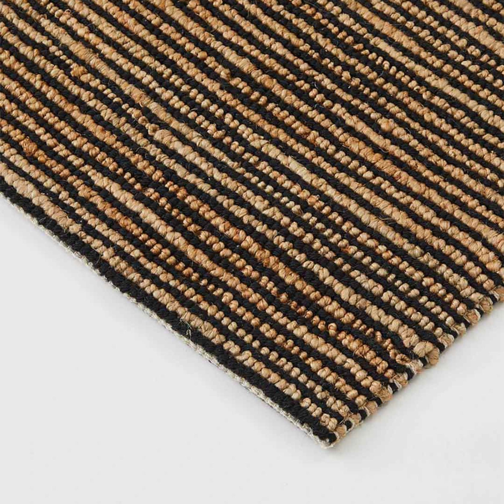 Weave Home Lisbon Rug - Onyx | Wool and Jute gallery detail image